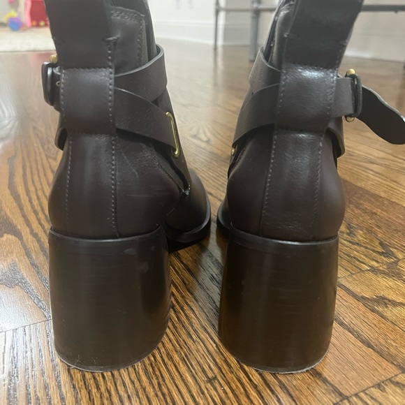See by Chloé Women's Averi Block Heel Booties- Worn Twice - Picture 4 of 9